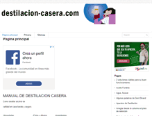 Tablet Screenshot of destilacion-casera.com